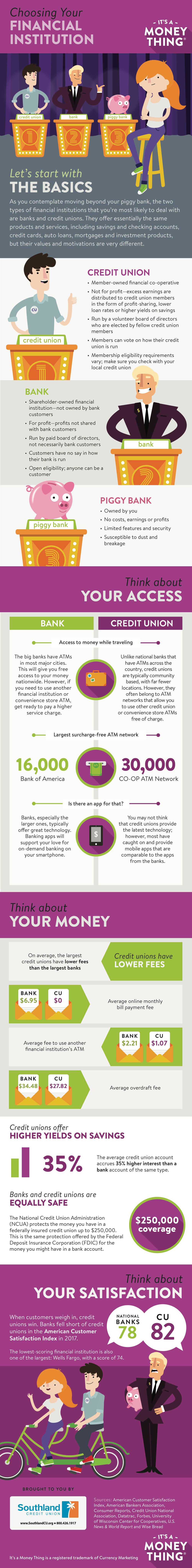 financial institution infographic