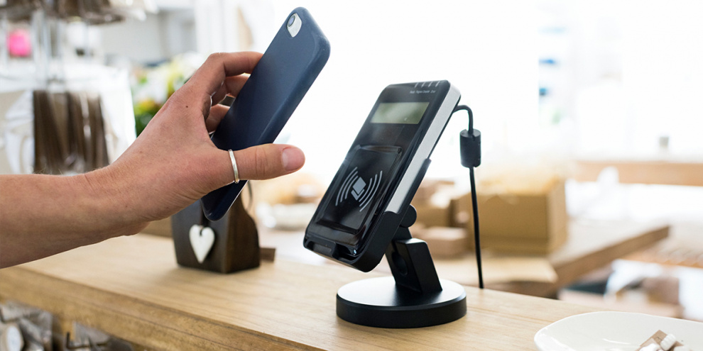 paying with a phone