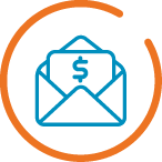 icon of money in an envelope