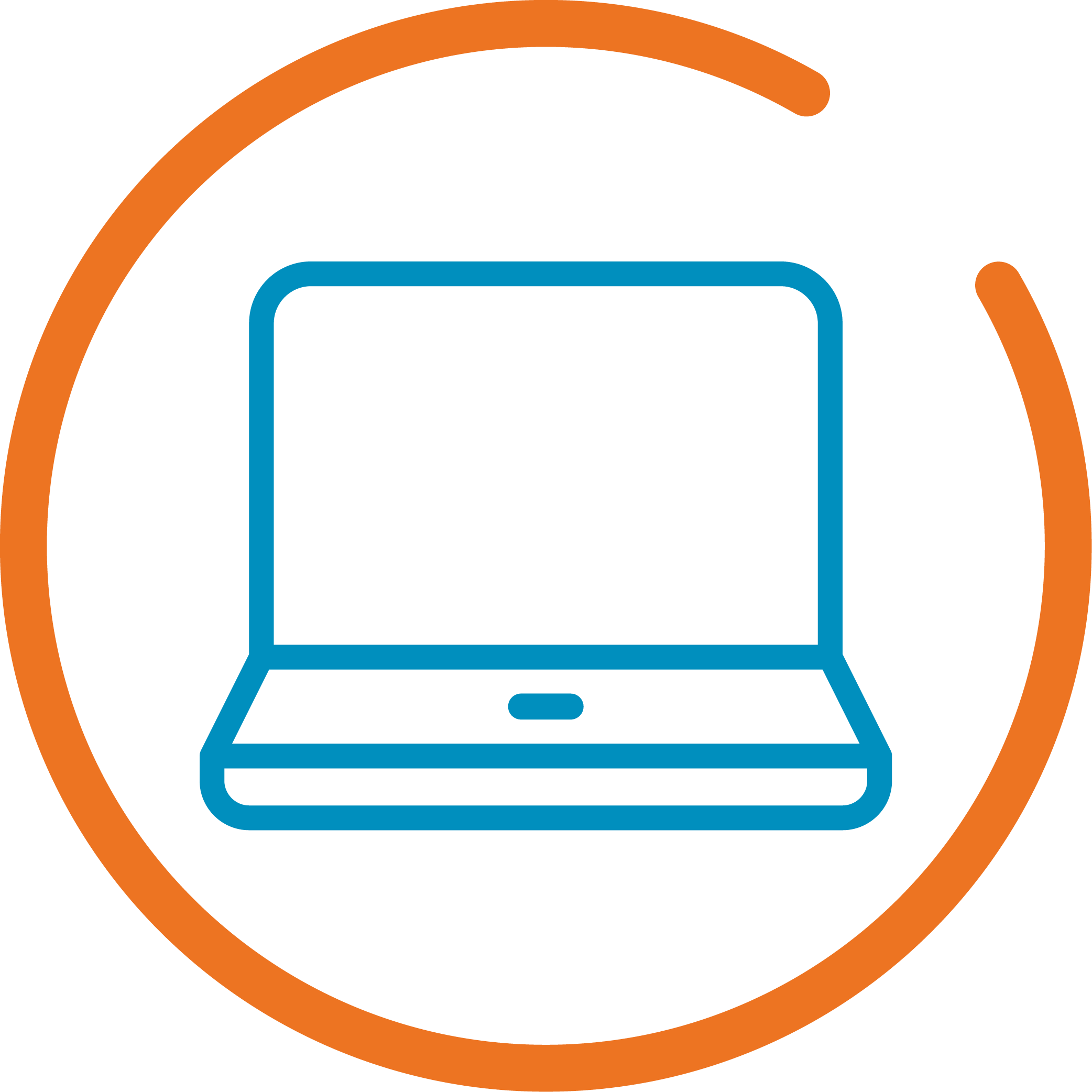 icon of laptop