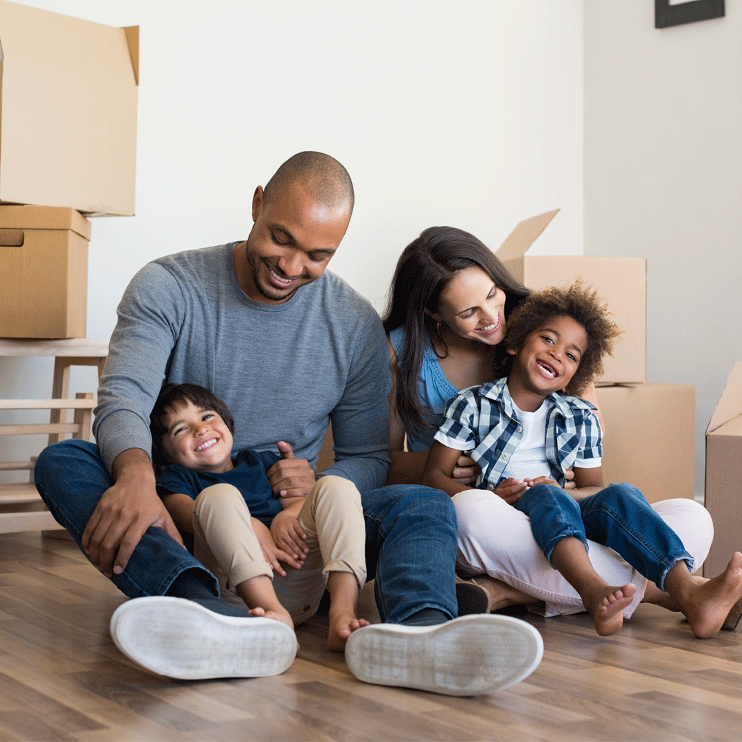 family moving in to home